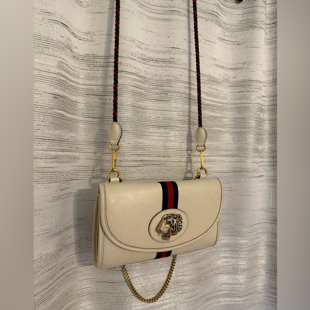 Gucci Small Linea Rajah Leather Shoulder Bag - Picture 5 of 12